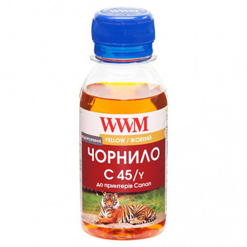Чорнило WWM Canon CL-441/CL-446/CLI-451Y 100g Yellow Water-soluble (C45/Y-2)
