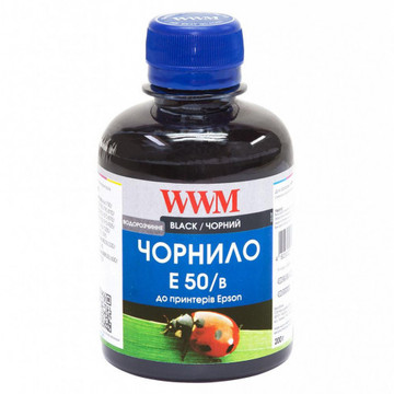 Чернило WWM Epson Stylus Photo R200/R340/RX620 1000г Black Water-soluble (E50/B-4)