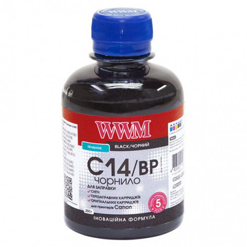 Чернило WWM CANON PGI-450/PGI-470 200г Black Pigment (C14/BP)