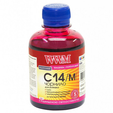 Чорнило WWM Canon CLI-451/CLI-471 200g Magenta (C14/M)