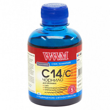 Чернило WWM CANON CLI-451/CLI-471 200г Cyan (C14/C)