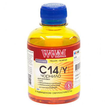 Чернило WWM CANON CLI-451/CLI-471 200г Yellow (C14/Y)