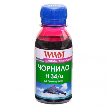 Чорнило WWM HP № 22/134/136 100g Magenta (H34/M-2)