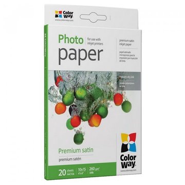 Фотопапір ColorWay 10x15 (ПС260-20) (PS2600204R)