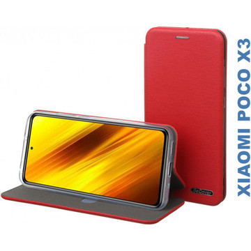 Чехол-книжка BeCover Exclusive Xiaomi Poco X3 Burgundy Red (705748)