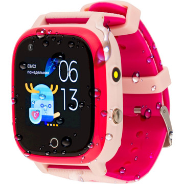 Детские Smart-часы AmiGo GO005 4G WIFI Thermometer Pink