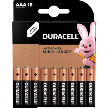 Батарейка Duracell Basic AAA/LR03 BL 18шт