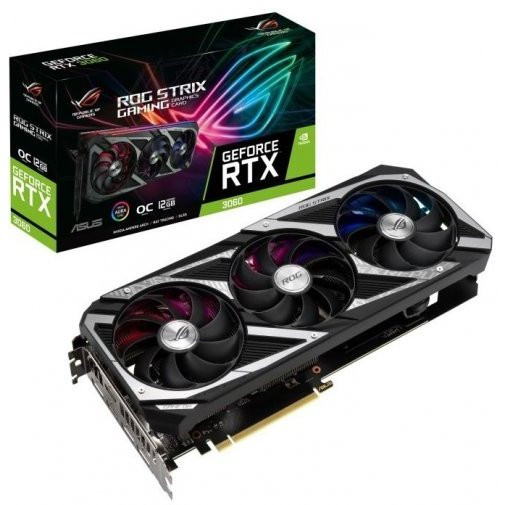 Відеокарта ASUS Nvidia GeForce ROG-STRIX-RTX3060-O12G-GAMING