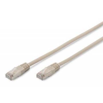 Патч-корд Digitus 15м cat.5e F-UTP AWG 26/7 grey (DK-1521-150)