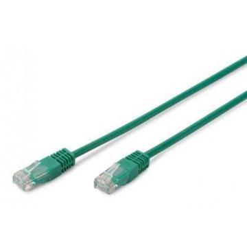 Патч-корд Digitus 5м UTP cat.5e AWG 26/7 CU PVC green (DK-1511-050/G)