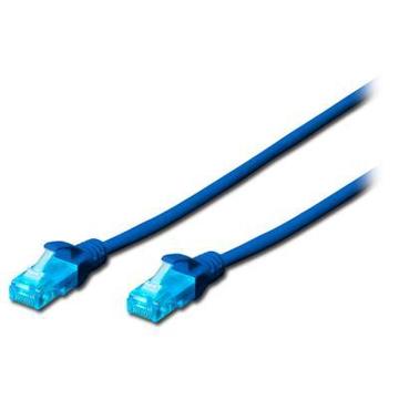 Патч-корд DIGITUS CAT 5e UTP 1м AWG 26/7 CCA PVC  Blue