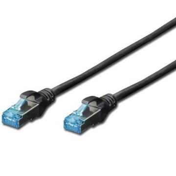 Патч-корд Digitus DIGITUS 5м cat.5e SF-UTP AWG 26/7 black (DK-1531-050/BL)