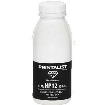 Картридж Printalist HP LJ 1200/1220  150г Black (HP12-150-PL)
