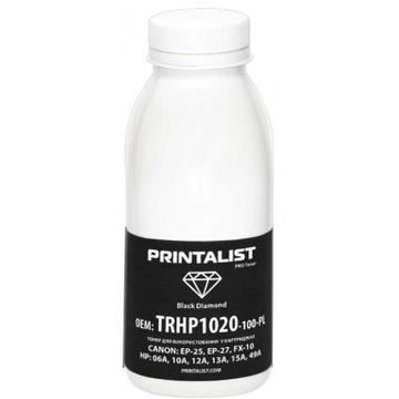 Картридж Printalist HP LJ 1010/1020/1022  100г Black (TRHP1020-100-PL)