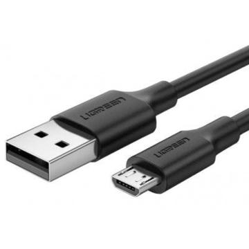 Кабель USB Ugreen USB 2.0 AM-MicroUSB M 2 м 3.0A (18W) Nickel Plating Black (US289)