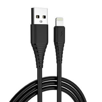 Кабель синхронізації ColorWay USB 2.0 AM to Lightning 1.0m black (CW-CBUL024-BK)