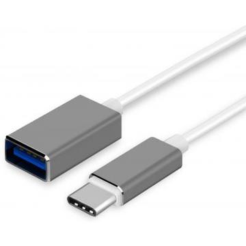 Адаптер и переходник XoKo AC-120 USB-USB Type-C Grey (XK-AC120-GR)