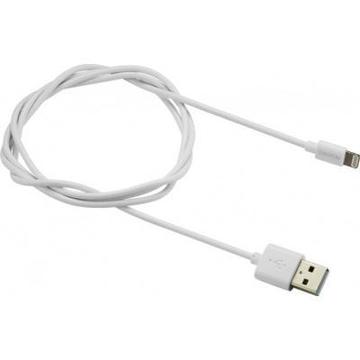 Кабель USB 2.0 AM to Lightning 1.0m MFI Canyon (CNS-MFICAB01W)