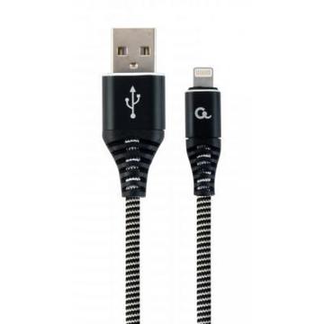 Кабель синхронізації Cablexpert USB 2.0 AM to Lightning 2.0m (CC-USB2B-AMLM-2M-BW)