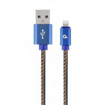 Кабель синхронізації Cablexpert USB 2.0 AM to Lightning 1.0m (CC-USB2J-AMLM-1M-BL)