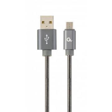 Адаптер и переходник USB 2.0 AM to Micro 5P 2.0m Cablexpert (CC-USB2S-AMmBM-2M-BG)