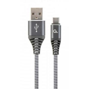 Кабель USB USB 2.0 AM to Type-C 1.0m Cablexpert (CC-USB2B-AMCM-1M-WB2)