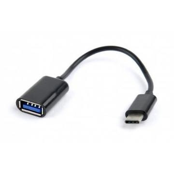 Кабель USB Cablexpert OTG USB 2.0 AF to Type-C 0.2m (AB-OTG-CMAF2-01)