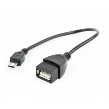 Адаптер и переходник OTG USB 2.0 AF to Micro 5P 0.15m Cablexpert (AB-OTG-AFBM-03)