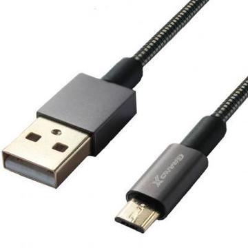 Кабель синхронизации Grand-X USB-microUSB 1м Black (MM-01)