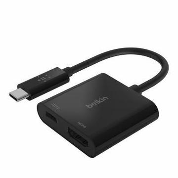 Кабель Belkin USB-C - HDMI 60W PD black (AVC002BTBK)