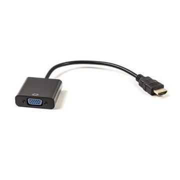 Кабель  PowerPlant HDMI to VGA 0.15m (CA910885)