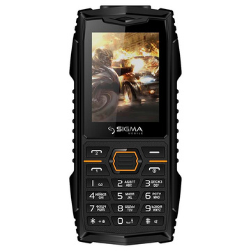 Мобільний телефон Sigma mobile X-treme AZ68 black-orange