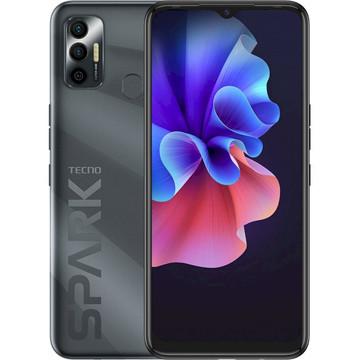 Смартфон TECNO Spark 7 (KF6n) 4/128Gb NFC Dual SIM Magnet Black