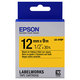 Витратні матеріали для торгового обладнання Epson LK4YBP LW-300/400/400VP/700 Pastel Black/Yellow 12mm/9m