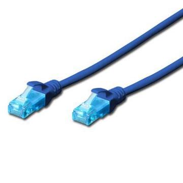 Патч-корд DIGITUS 1м, cat.5e, UTP, AWG 26/7, blue (DK-1511-010/B)