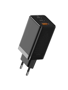 Зарядное устройство Baseus GaN2 Pro QC 2C+U 65W + Cable Type-C 100W Black