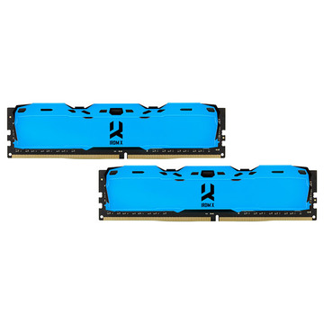 Оперативная память DDR4 2x8GB/3000 GOODRAM Iridium X Blue (IR-XB3000D464L16S/16GDC)