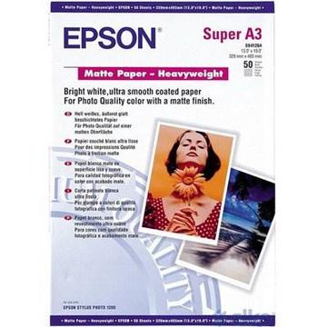 Бумага Epson A3+ Matte Paper-Heavyweight (C13S041264)