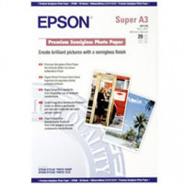 Фотобумага Epson A3+ Premium SemiGloss Photo Paper (C13S041328)