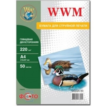 Фотопапір WWM A4 (GD220.50)