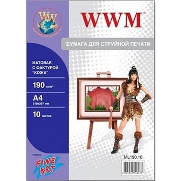 Фотопапір WWM A4 Fine Art (ML190.10)