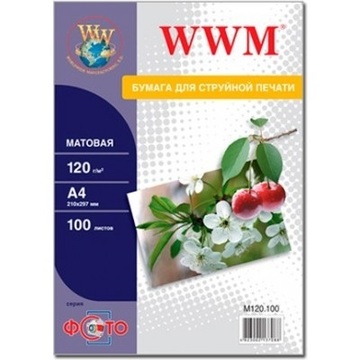 Фотобумага WWM A4 (M120.100)