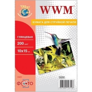 Фотобумага WWM 10x15 (G200.F5/C)