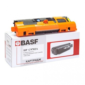 Тонер-картридж BASF for HP CLJ 1500/2500 аналог C9702A Yellow (KT-C9702A)