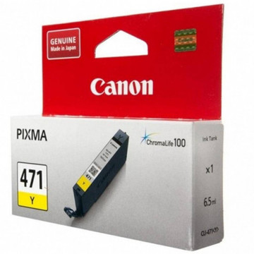 Тонер-картридж Canon CLI-471Y Yellow (0403C001)