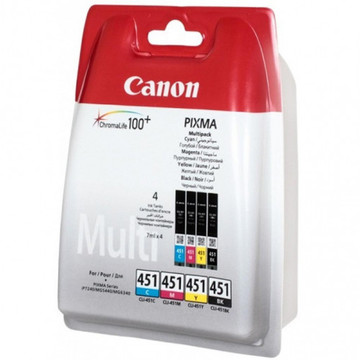 Набір картриджів Canon CLI-451 C/M/Y/Bk Multi Pack (6524B004)