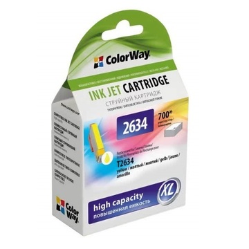 Струйный картридж ColorWay Epson XP600/605/700 Yellow (CW-EPT2634)