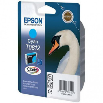 Струйный картридж Epson R270/290 RX590/610/690/1410 Cyan (C13T08124A/C13T11124A10)