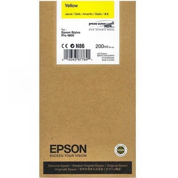 Струменевий картридж Epson St Pro 7400/ 9400 Yellow (C13T612400)