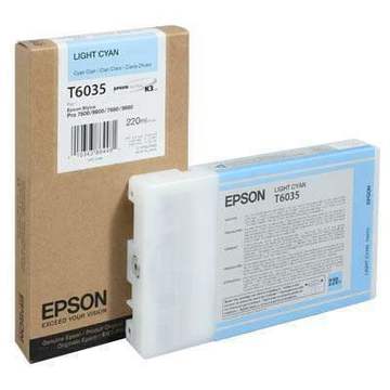 Струменевий картридж Epson St Pro 7800/7880/9800 Light Cyan (C13T603500)